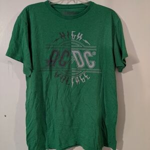 AC/DC Green Men's T-Shirt